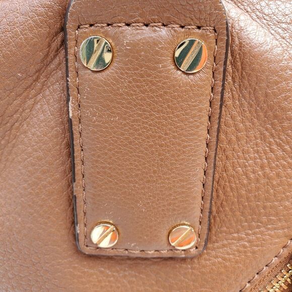 Michael Kors Large Pebbled Leather Satchel Purse Shoulder Bag - Picture 10 of 13
